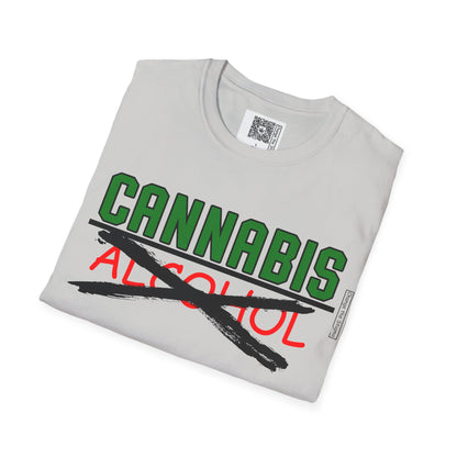 Change the Stigma CANNABIS OVER ALCOHOL Weed Shirt