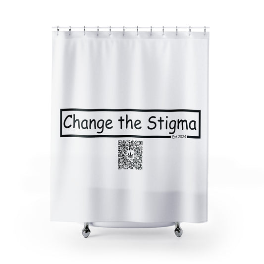 Change the Stigma Brand Shower Curtain