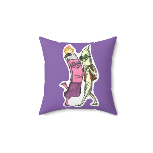 Change the Stigma DANCING FLAMES Weed Pillow