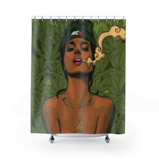 Change the Stigma EXHALE Weed Shower Curtain