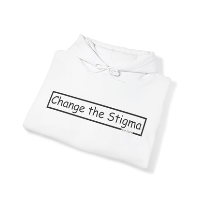 Change the Stigma Brand Blk Ltr Weed Hoodie