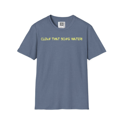 Change the Stigma CLEAN YOUR BONG WATER Yellow Ltr Weed Shirt