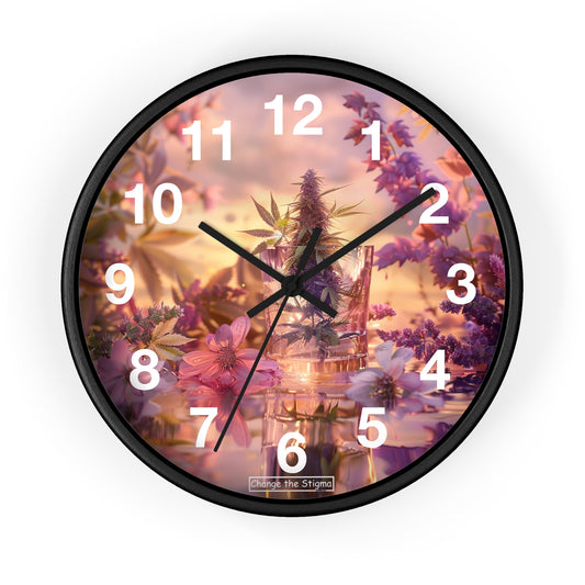 Change the Stigma GLASS OF FLOWER Weed Clock