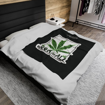 Change the Stigma WEED FOR ALL Weed Blanket