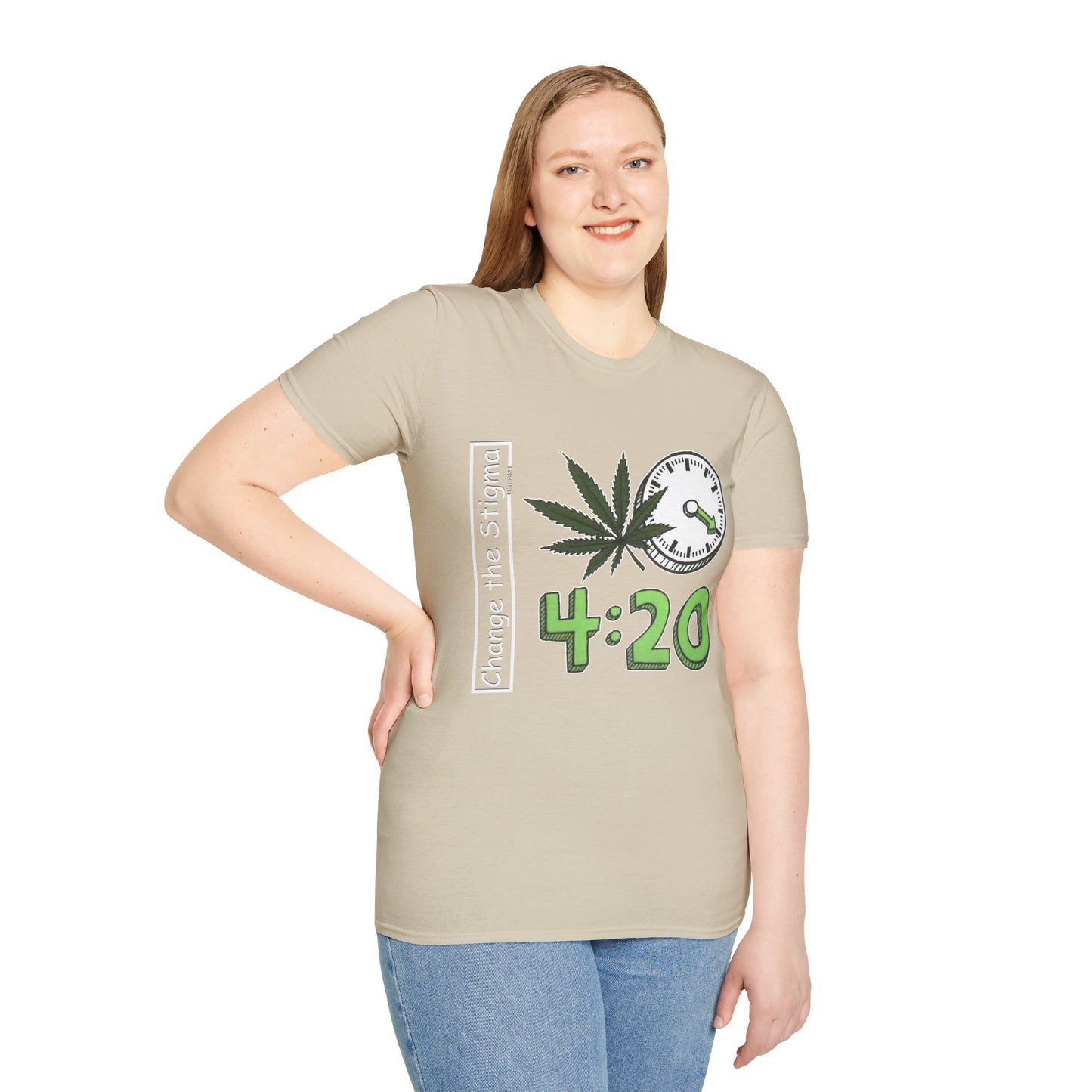 Change the Stigma 420 CLOCK Weed Shirt